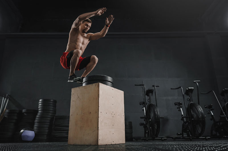 how to do box jump