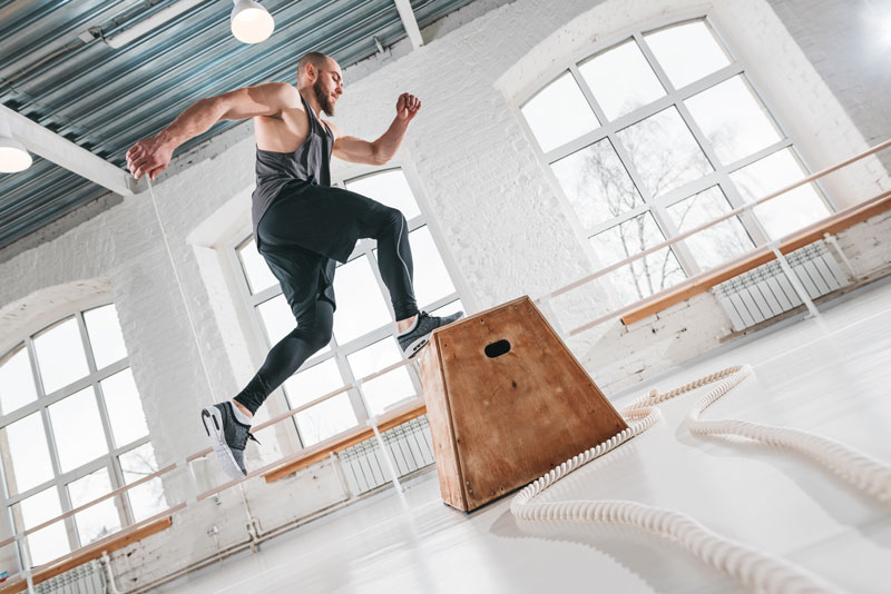 how to do box jump variations